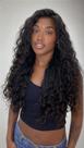 Peruca Lace Front Cabelo Humano Cacheada Longa Iza - 60 cm