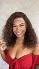 Peruca Lace Front Cabelo Humano Iolanda - 45cm, Cacheada, Castanho Claro