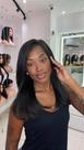 Peruca Lace Front Cabelo Humano Melia 40cm com Tela 13x4 e 180 Densidade