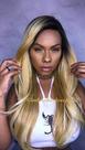 Peruca Lace Front Fibra Premium Susi Loira 613E - 60 cm