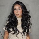 Peruca lace front ondulada ombre repartição livre