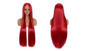 Peruca longa erza scarlet vermelha chidori yoshino cosplay