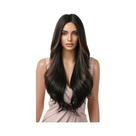 Peruca Longa Rosa Com Ondas Para Cosplay Feminino, Parte Central, Resistente Ao Calor, Aparência