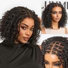 Peruca LUVME HAIR 30 cm Boho Trançada Cacheada com Renda HD Sem Cola Peruca LUVME HAIR 30 cm Boho Trançada Cacheada com Renda HD Sem Cola