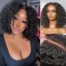 Peruca LUVME HAIR 5X5 Deep Curly 25 cm 100% cabelo humano com renda frontal Peruca LUVME HAIR 5X5 Deep Curly 25 cm 100% cabelo humano com renda frontal