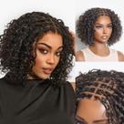 Peruca LUVME HAIR Boho Trançada Cacheada 25 cm Cabelo Humano Peruca LUVME HAIR Boho Trançada Cacheada 25 cm Cabelo Humano