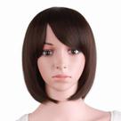 Peruca MapOfBeauty Short Straight Cosplay Party BOB 30cm - Marrom