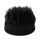 Peruca Masculina Sintética De Cabelo Curto Com Touca Estilo Hip Hop E Pontas Espigadas - Acessório