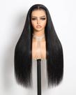 Peruca Megalook, cabelo sem cola, reto, 100% cabelo humano, 60 cm