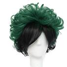 Peruca My Hero Academia Midoriya Izuku em gradiente verde