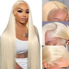 Peruca NICILK 613 Blonde 76cm Cabelo humano 200 Density Lace Front Peruca NICILK 613 Blonde 76cm Cabelo humano 200 Density Lace Front
