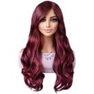 Peruca Ondulada Com Franja Lace Wig 70cm Organica Peruca Ondulada Com Franja Lace Wig 70cm Organica
