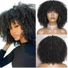 Peruca Orgânica AFRO CACHEADA PRETA - F.Y Peruca Orgânica AFRO CACHEADA PRETA - F.Y