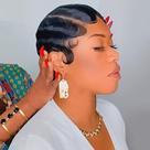Peruca OYM HAIR Cabelo Humano Brasileiro Curto Pixie Ondulado
