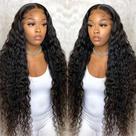 Peruca Pizazz Lace Front 30 cm Cabelo humano Brazilian Deep Wave Peruca Pizazz Lace Front 30 cm Cabelo humano Brazilian Deep Wave