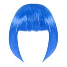 Peruca PPHTony Bob Hair 70s Vintage Neon Short Straight Blue