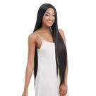 Peruca Preta Lisa Longa 100cm Fibra Orgânica Super Natural