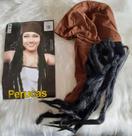 Peruca Rastafári Pirata Feminina Cosplay Festas Fantasia