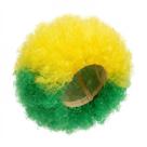 Peruca Reivin Brasil Afro Verde Amarela Copa Festa Fantasia Peruca Reivin Brasil Afro Verde Amarela Copa Festa Fantasia