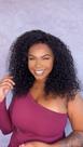 Peruca Silk Lace HD Cabelo Humano Cachos Afro 50cm - 100% Cabelos Humanos