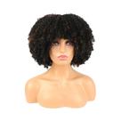 Peruca Sintética Curta Pixie Afro Kinky Cacheada Para Mulheres, Estilo De Cabelo Natural, Perucas