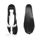 Peruca Sintética Preta De 90cm De Comprimento Para Cosplay Akemi Homura, Cabelo De Anime Resistente