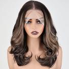 Peruca SisGrace 13 6 HD de renda frontal pré-arrancada Body Wave 18"
