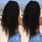 Peruca Skouty Kinkycurly 32", cabelo humano, 180 densidades, renda frontal Peruca Skouty Kinkycurly 32", cabelo humano, 180 densidades, renda frontal