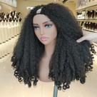 Peruca SOKU Afro Curly V Part Synthetic Hair 50cm para mulheres negras