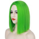 Peruca Tereshar Verde Neon Curta Straight Bob 30 cm