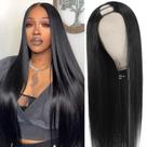 Peruca U Part Homgoss Straight Human Hair 200% Densidade 20cm