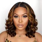 Peruca Ugrace Hair Hair Highlight Lace Front Human Hair 14" Loose Wave Peruca Ugrace Hair Hair Highlight Lace Front Human Hair 14" Loose Wave