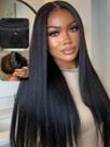 Peruca UNICE Bye Bye Knots Yaki Straight 16" HD Lace 150% de densidade