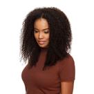 Peruca UPart Cabelo Natural Cacheado 60cm Textura Coily De Benguela Castanho Escuro