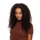 Peruca UPart Cabelo Natural Cacheado 60cm Textura Curly De Benguela Castanho Escuro 200g