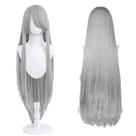 Peruca UTIEHD 100cm Prata Cinza Anime Cosplay Peruca longa