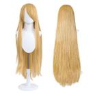 Peruca UTIEHD de 100 cm de comprimento Universal Anime Cosplay Loira Dourada
