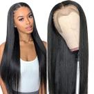 Peruca VCVVCV 13x6 HD Lace Front Human Hair 60cm para mulheres negras