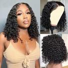 Peruca Virginess Wear and Go, sem cola, Deep Wave Bob 35 cm