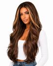 Peruca Wig Cabelo Bio Orgânico Ondulado Mechas Acobreado Peruca Wig Cabelo Bio Orgânico Ondulado Mechas Acobreado