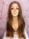 Peruca Wig cabelo orgânico ruiva 70cm fibra premium