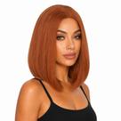 Peruca Wig Curta Lisa Ruivo 40cm Bio Orgânica Natural Peruca Wig Curta Lisa Ruivo 40cm Bio Orgânica Natural