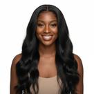 Peruca Wig de Fibra Sintetica Paloma 60cm - Cor Castanho Escuro