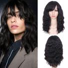 Peruca WIGNEE Natural Wave 100% cabelo humano virgem 35 cm com franja