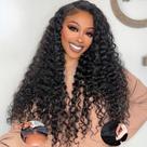 Peruca Yeelice Hair 26" Deep Wave 210% Densidade Sem Cola