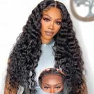 Perucas, Buttum, cabelo humano sem cola, ondas profundas, 5x5, renda HD, 22 polegadas Perucas, Buttum, cabelo humano sem cola, ondas profundas, 5x5, renda HD, 22 polegadas