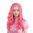 Perucas de fantasia de Halloween para mulheres MUPUL Pink Curly