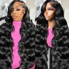 Perucas frontais de renda iesste Body Wave 60cm Cabelo humano 220% de densidade