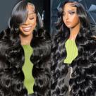 Perucas frontais de renda KTOOYKE 13x6 Body Wave 200% de densidade HD Lace