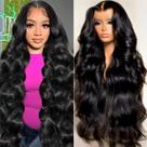 Perucas frontais de renda sobreflexionam 30 cm Body Wave 200 Density HD Lace